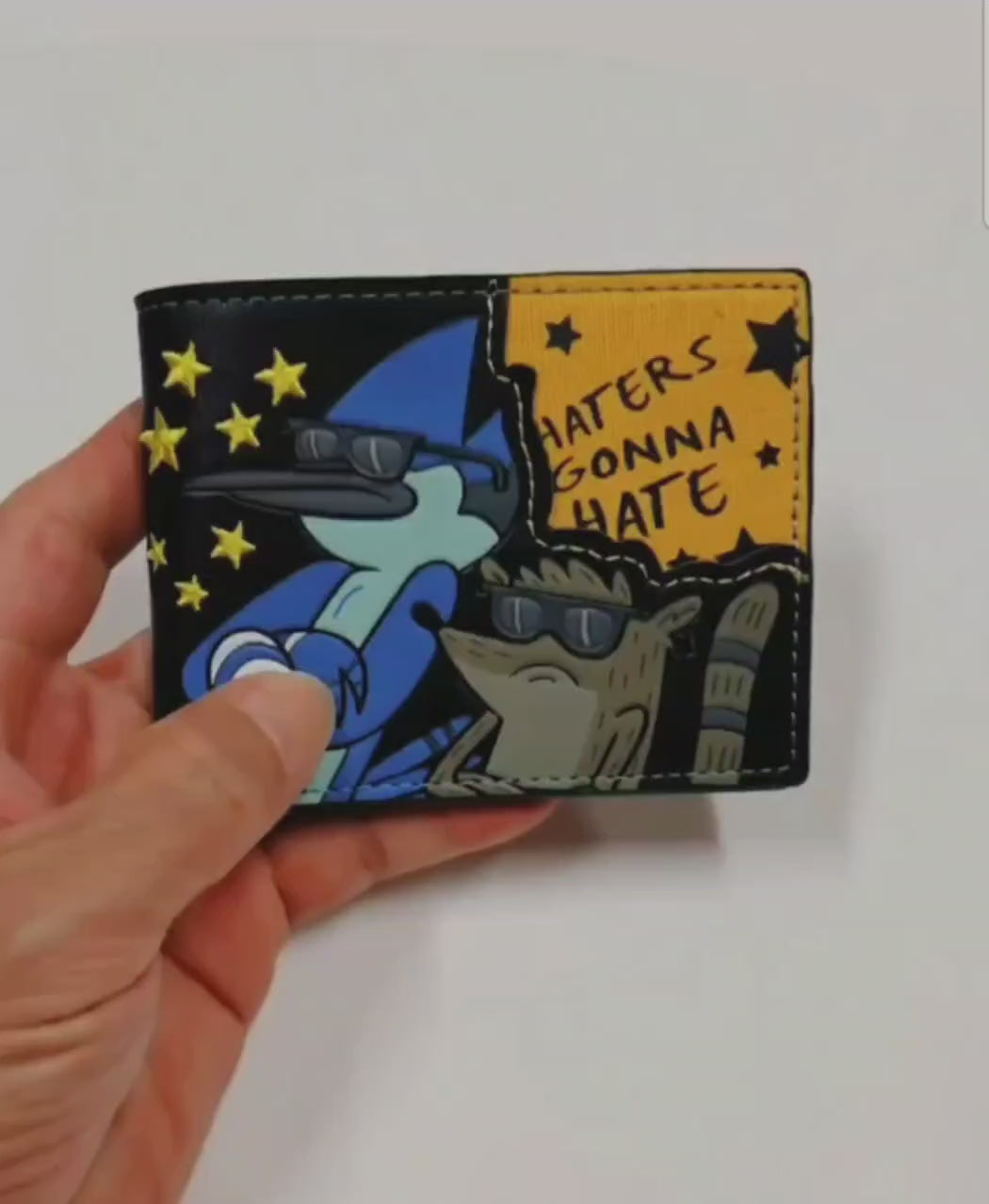 Custom Regular Show Leather Wallet