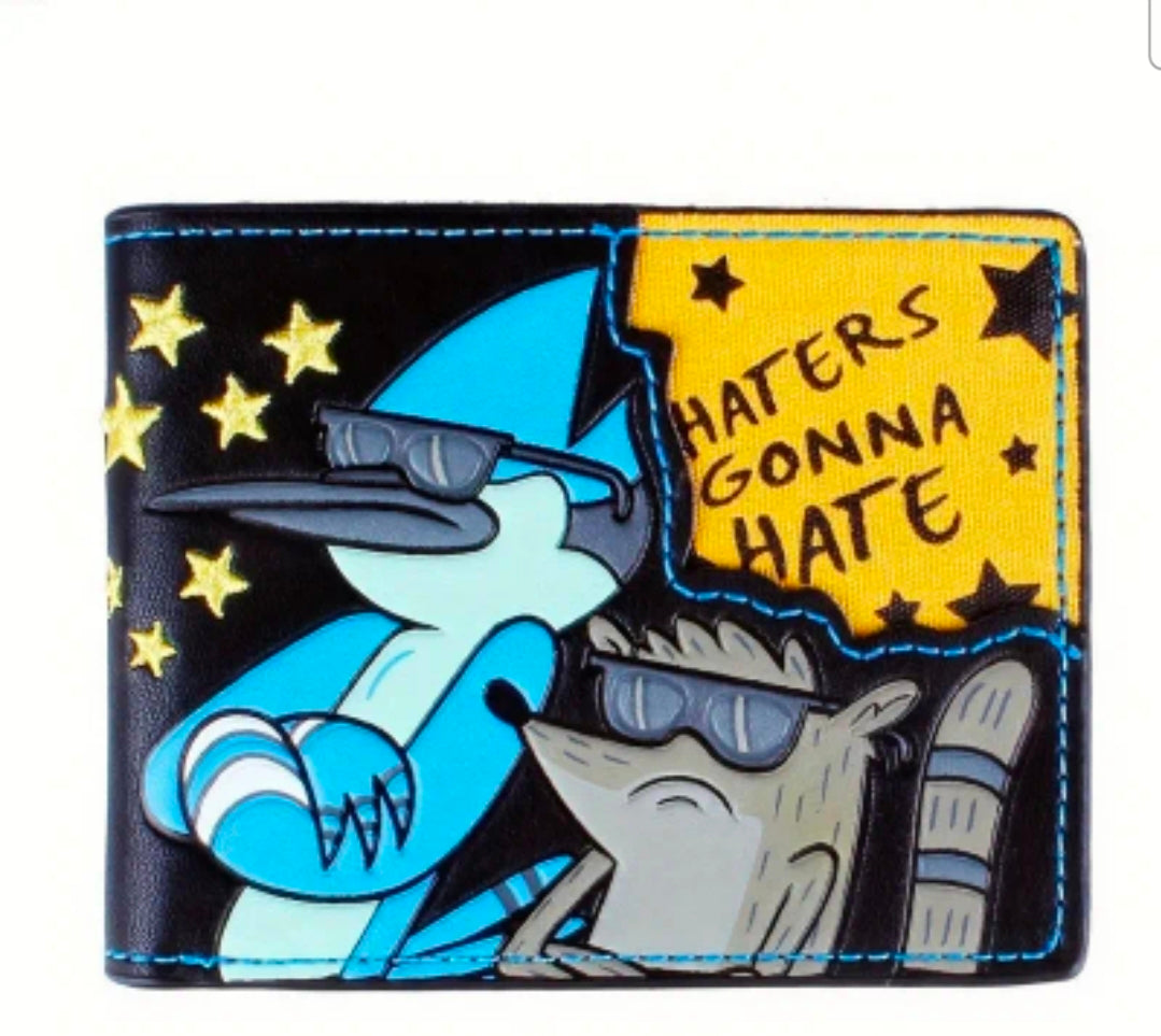 Custom Regular Show Leather Wallet
