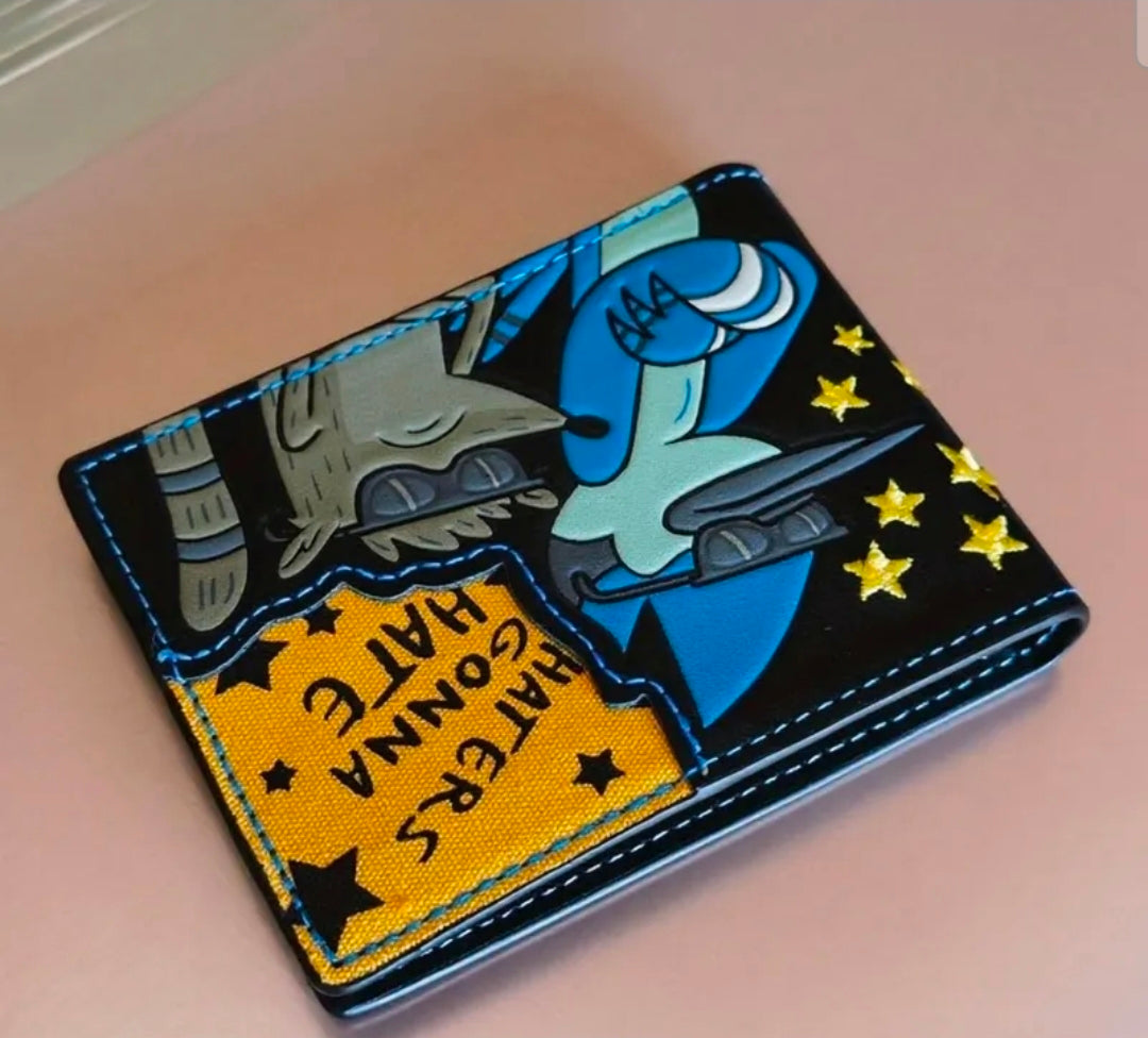 Custom Regular Show Leather Wallet