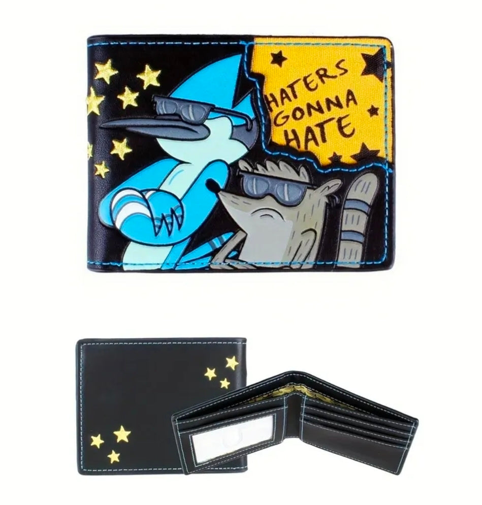 Custom Regular Show Leather Wallet