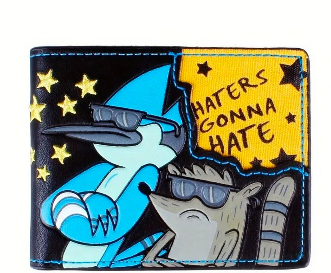 Custom Regular Show Leather Wallet